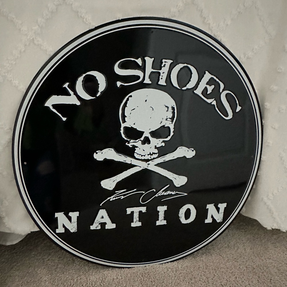 COPY - Kenny Chesney No Shoes Nation Metal Sign